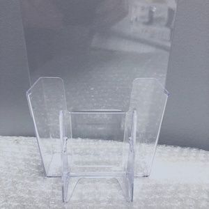 Brochure Display Holder Stand Clear Acrylic
